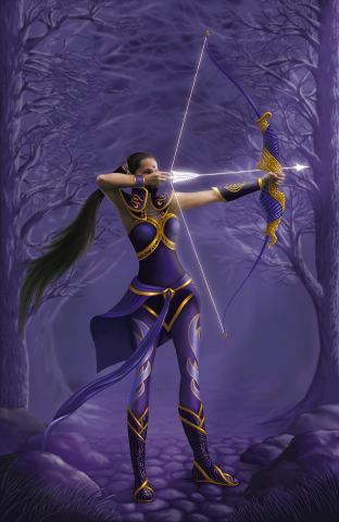 Подарочная иллюстрация "Templar assassin"