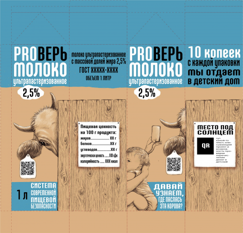 ПРОверь упаковка молока