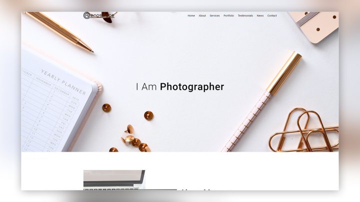 Сайт портфолио фотографа
