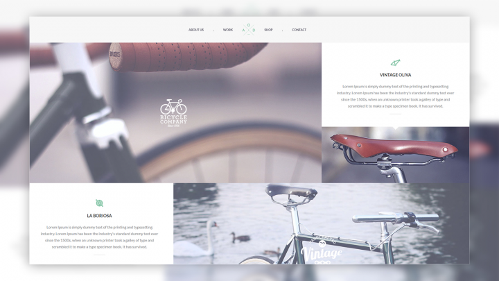 YEBO Bicycle Page - Страничка о велосипеде