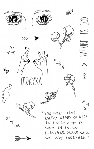 Эскизы маленьких татуировок