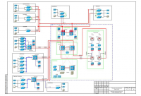 Схема организации связи ЛВС
