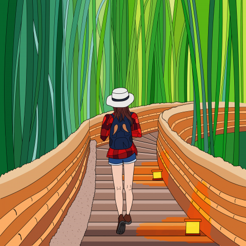 Девушка в джунглях