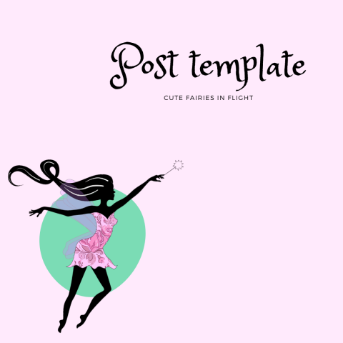 Шаблон поста для Инстаграм