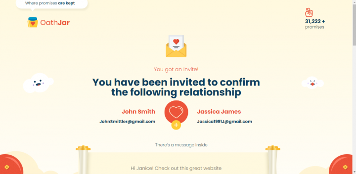 OathJAR (Landing Page)