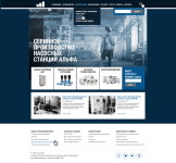 Вёрстка сайта для группы компаний МФМК