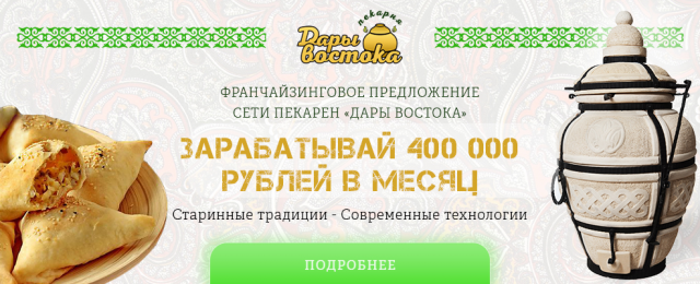 Пекарня франшиза