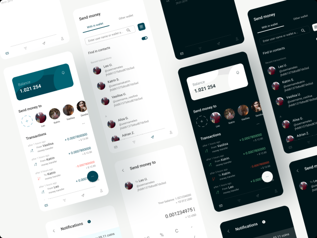 Мобильное приложение крипто-кошелек