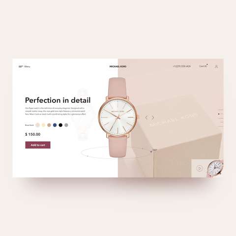 Главный экран интернет-магазина