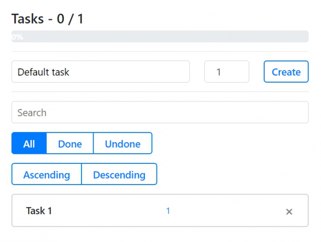 Vue.js todo list
