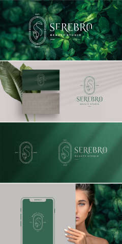 Логотип для салона красоты Serebro