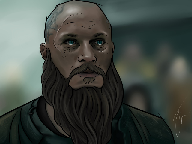 Иллюстрация в комикс стиле (Vikings)