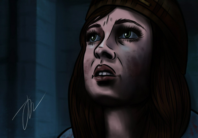 Иллюстрация по игре в комикс стиле (Until Dawn)