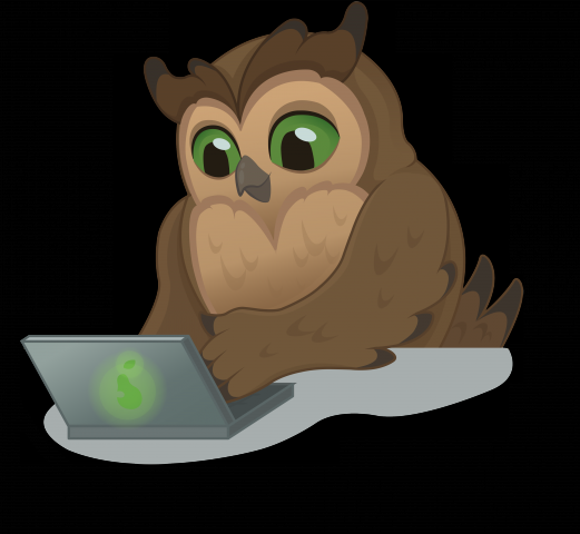 Персонаж для сайта (вектор)