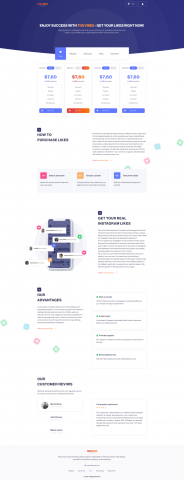 Design for get followers in instagram