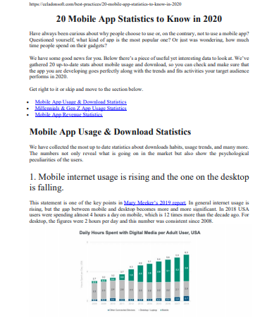20 Mobile App Statistics to Know in 2020