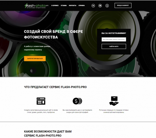 Сервис для фотографов
