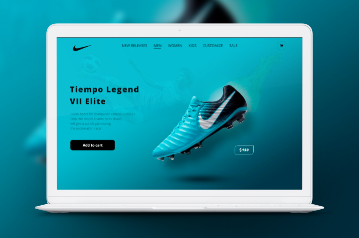 Спортивная компания NIKE представляет футбольные бутсы