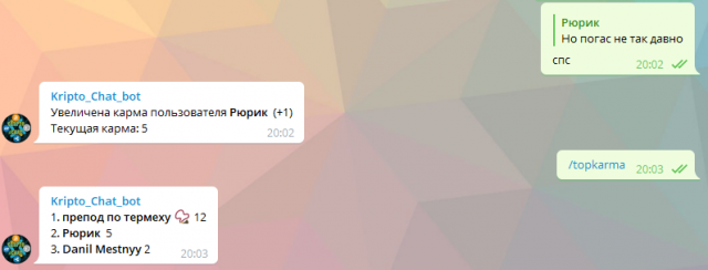 Telegram-бот Kripto_Chat_bot