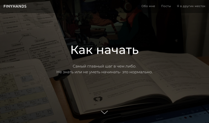 Пост на сайт-блоге