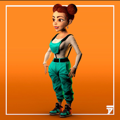 Персонаж для оформления резюме SMM специалиста