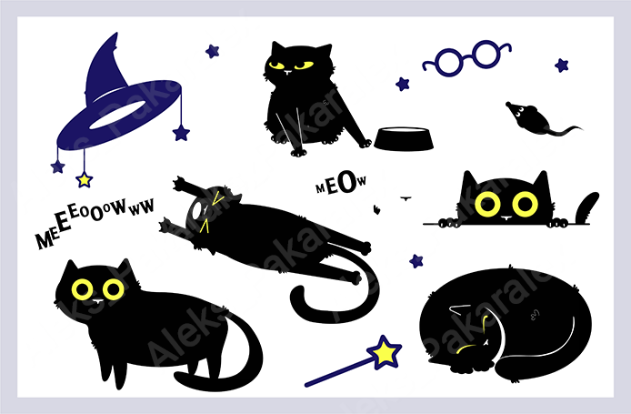 Наклейки в векторной графике