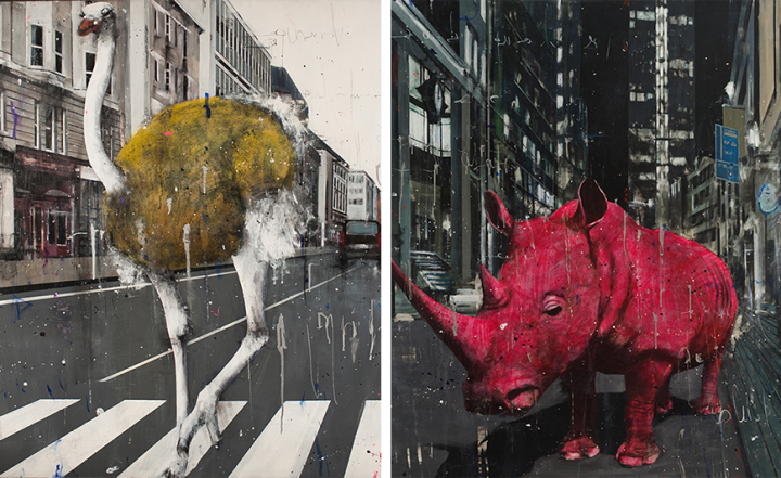 AR на выставке современного искусства