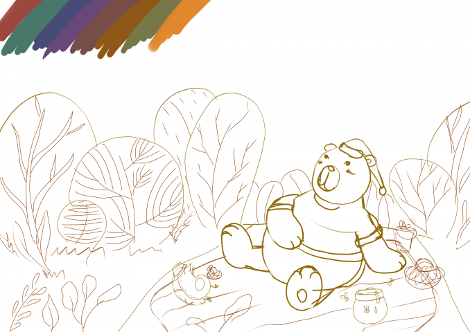 Эскиз для иллюстрации