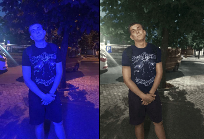 Изменение цветов на фотографии