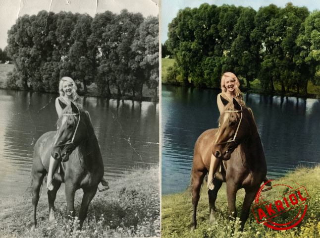 Ретушь и раскрашивание фотографии