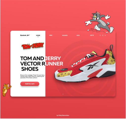 Landing Page Reebok