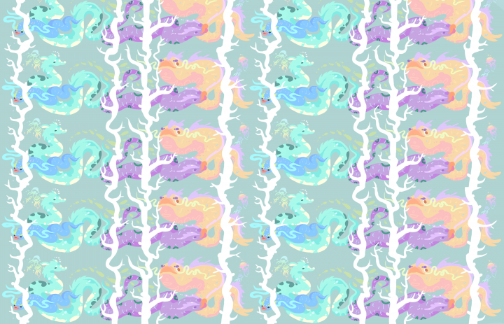 Иллюстрация Ocean Fishes