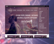 Head Phones Shop concept