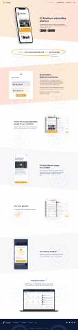 Верстка mobile-first лендинга