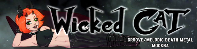 Оформление шапки для группы Wicked Cat Вконтакте