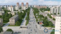 Архитектурная анимация микрорайона