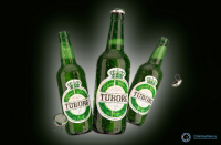 Визуализация бутылок Tuborg