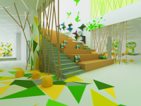 Школьный атриум(начальные классы)