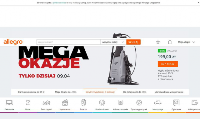 Парсинг сайта allegro.pl