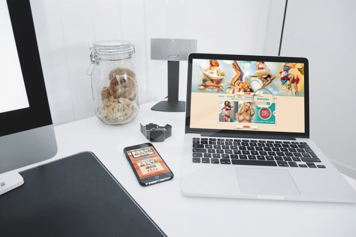 Дизайн сайта для магазина нижнего белья "Corset"