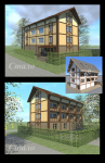 Фасад гостиницы