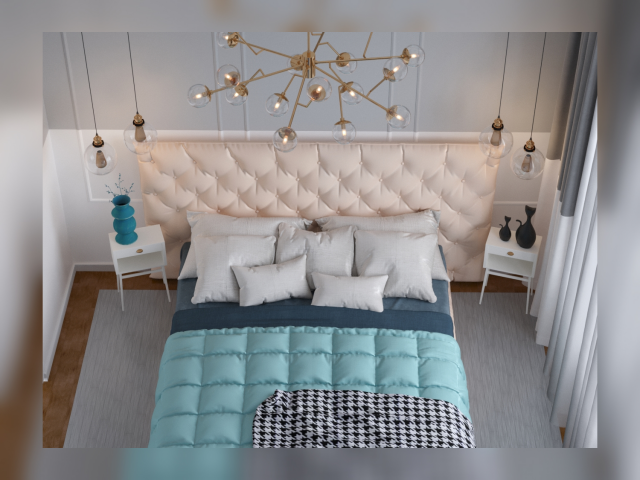 Светлая спальня