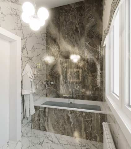 ванная 2 этажа - вид 2