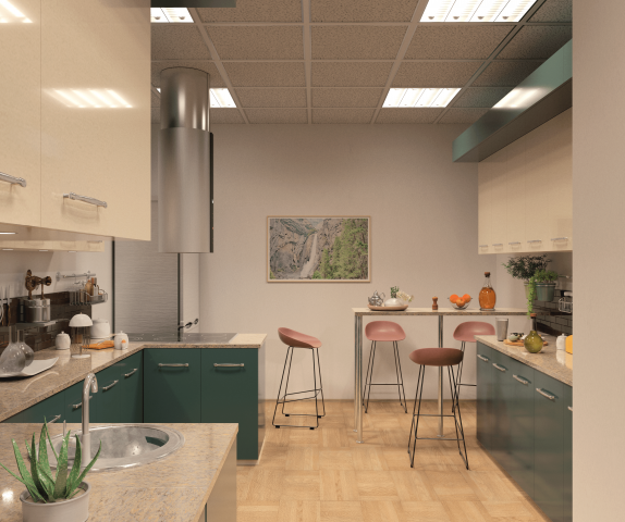 комната в общественном помещении - вид 1