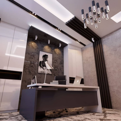 Кабинет в современном стиле