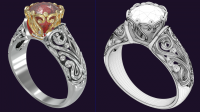Ring silver (rendering high poly)