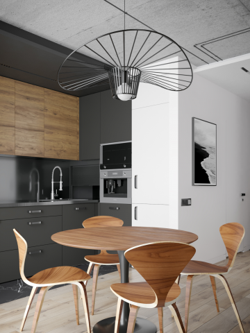 Однушка в современном стиле.