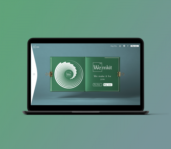 Дизайн сайта для wemkit.io