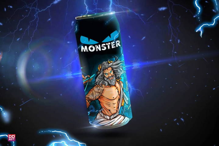 Концепт оформления для Энергетика Monster
