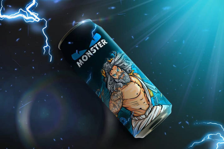 Концепт оформления для Энергетика Monster